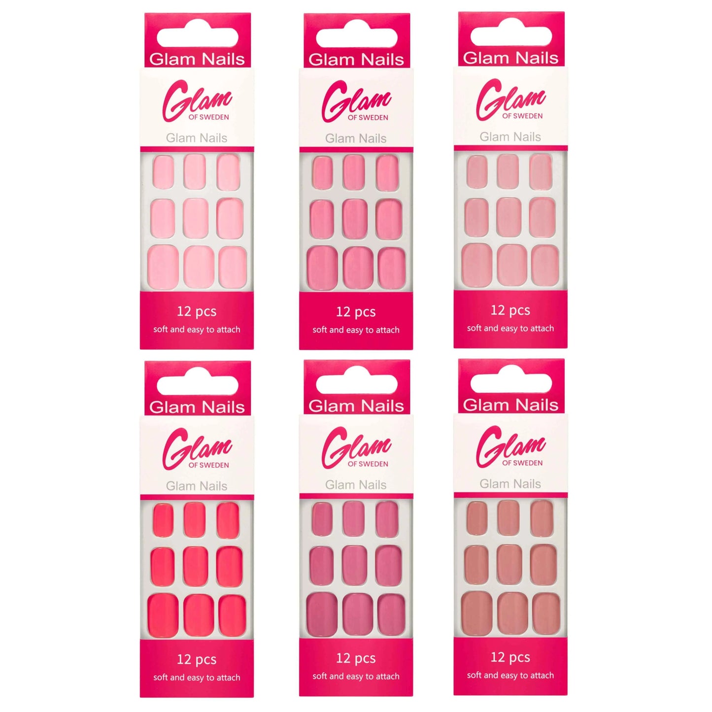 False nails pink