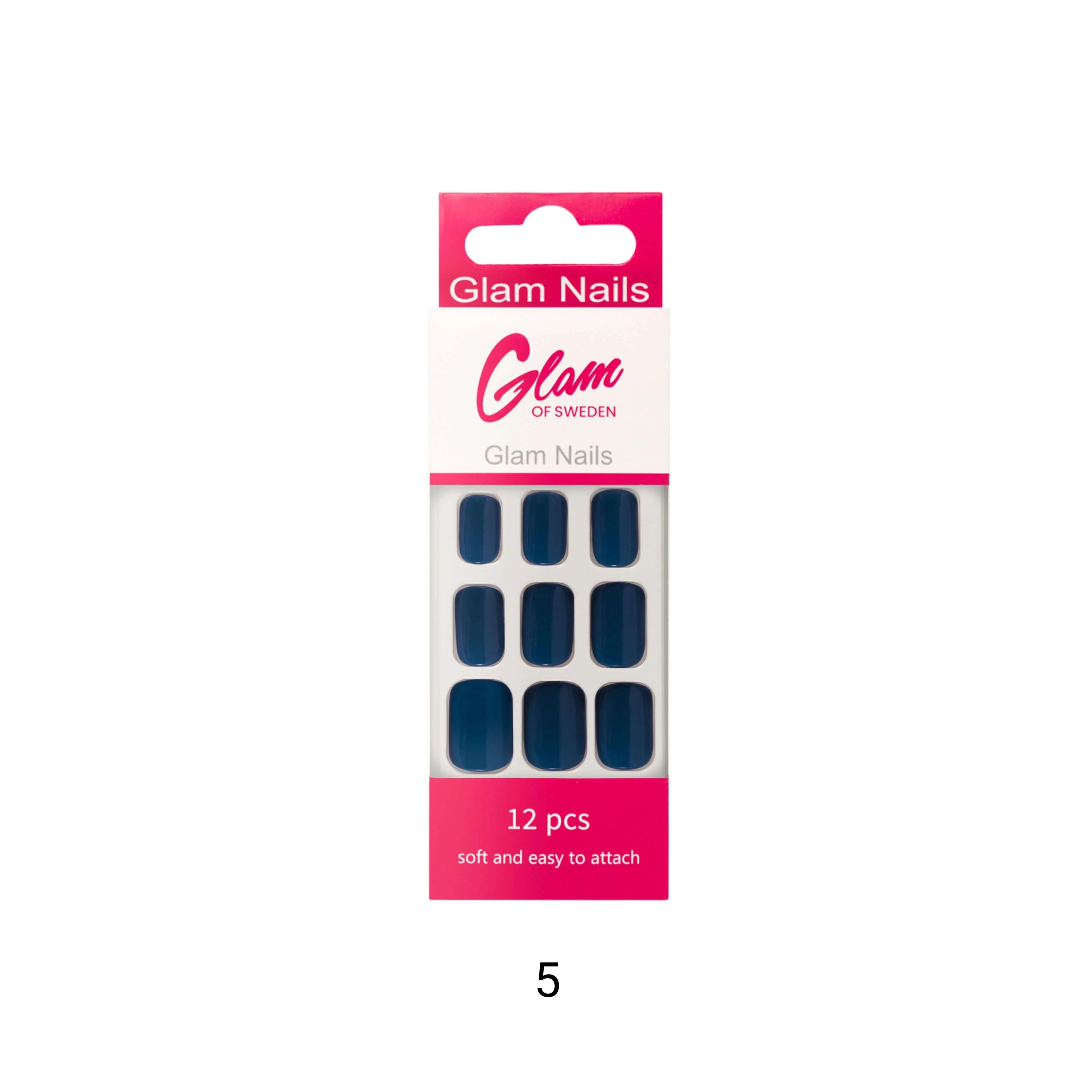 False nails dark - Glamofsweden