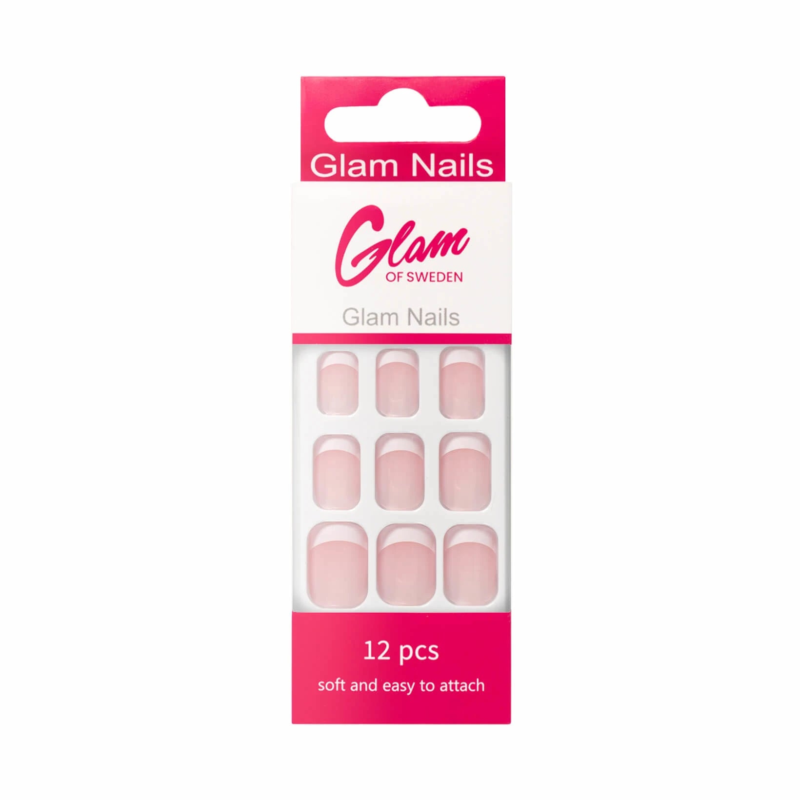 False nails french tip - Glamofsweden