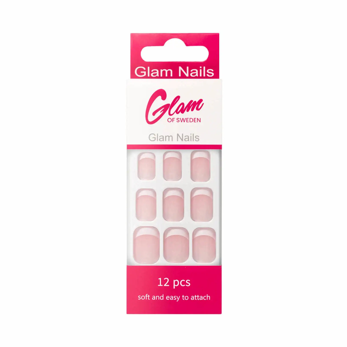 False nails french tip - Glamofsweden