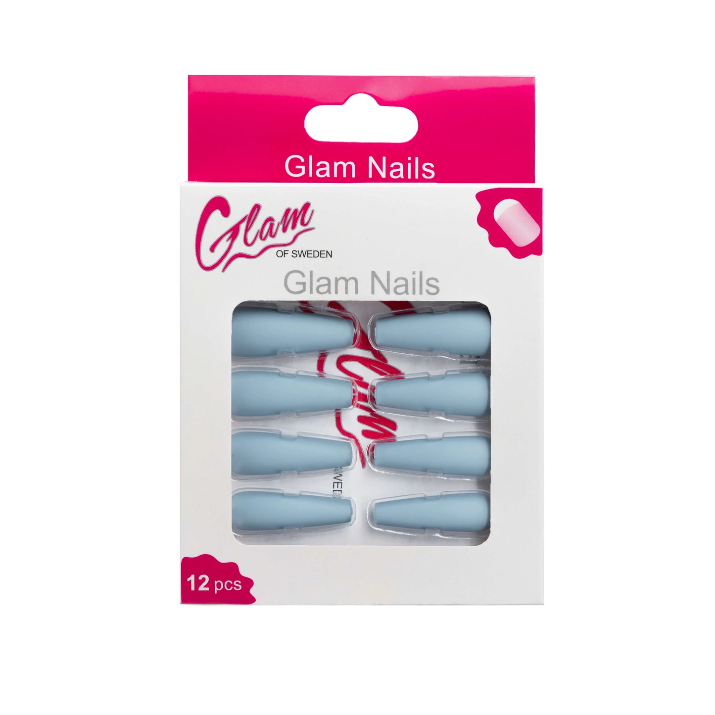 Ballerina false nails matte - Glamofsweden