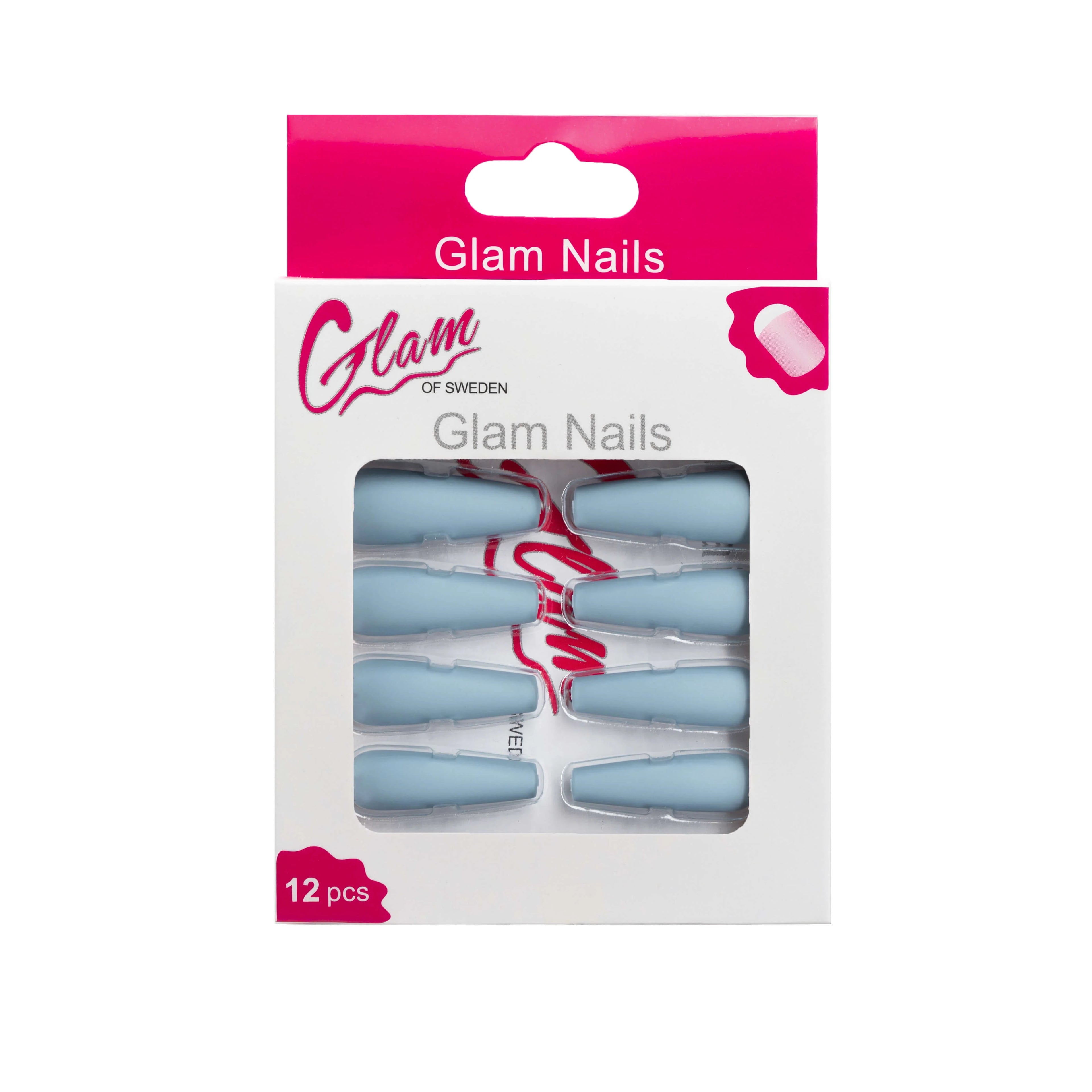 Ballerina false nails matte - Glamofsweden
