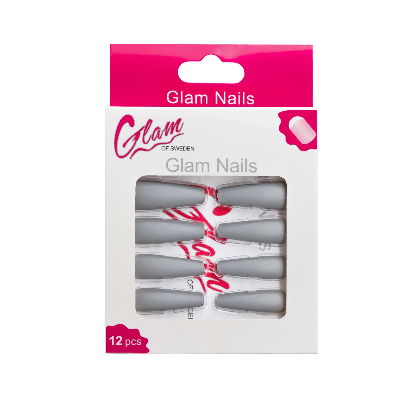 Ballerina false nails matte - Glamofsweden
