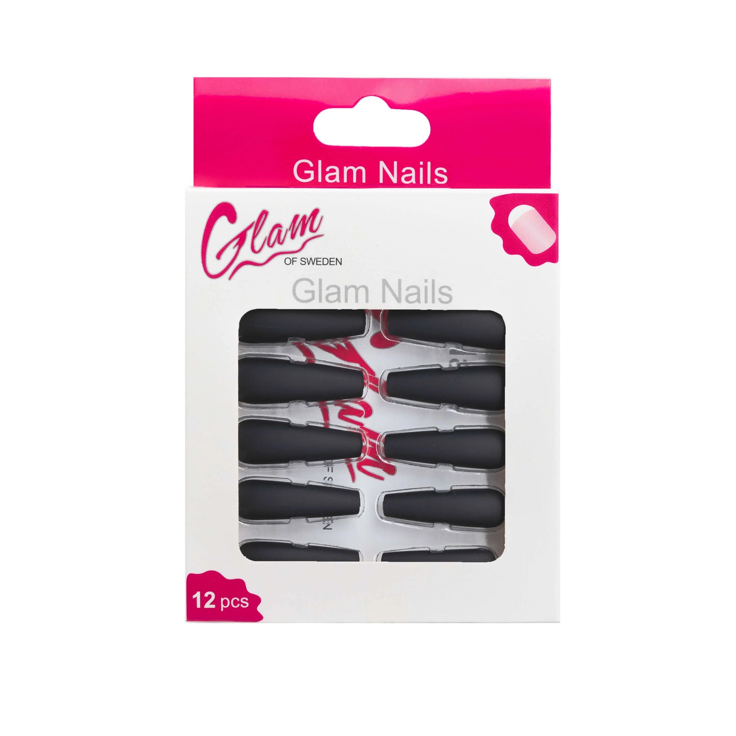 Ballerina false nails matte - Glamofsweden