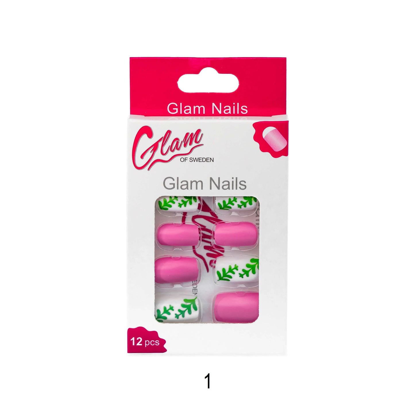 False nails patterned - Glamofsweden