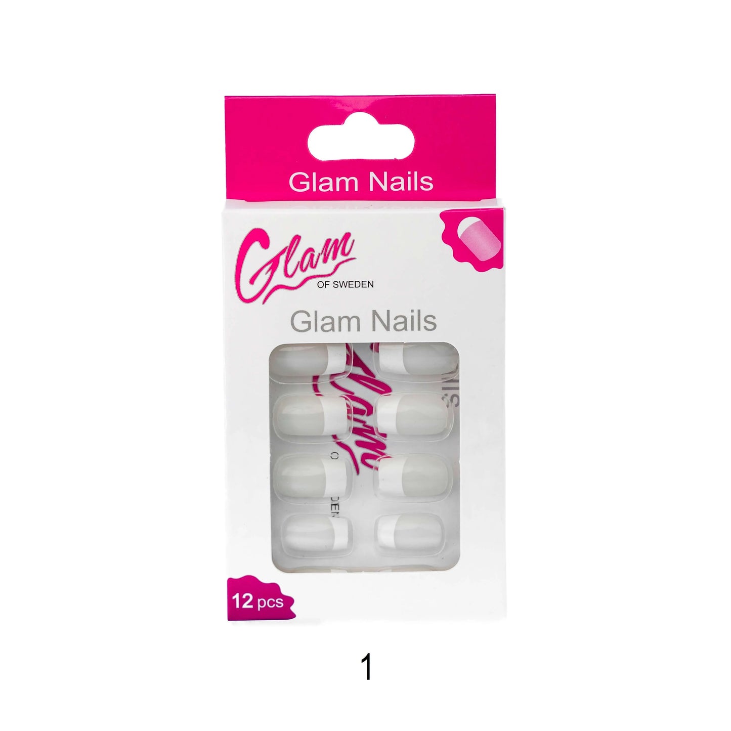 False nails french - Glamofsweden
