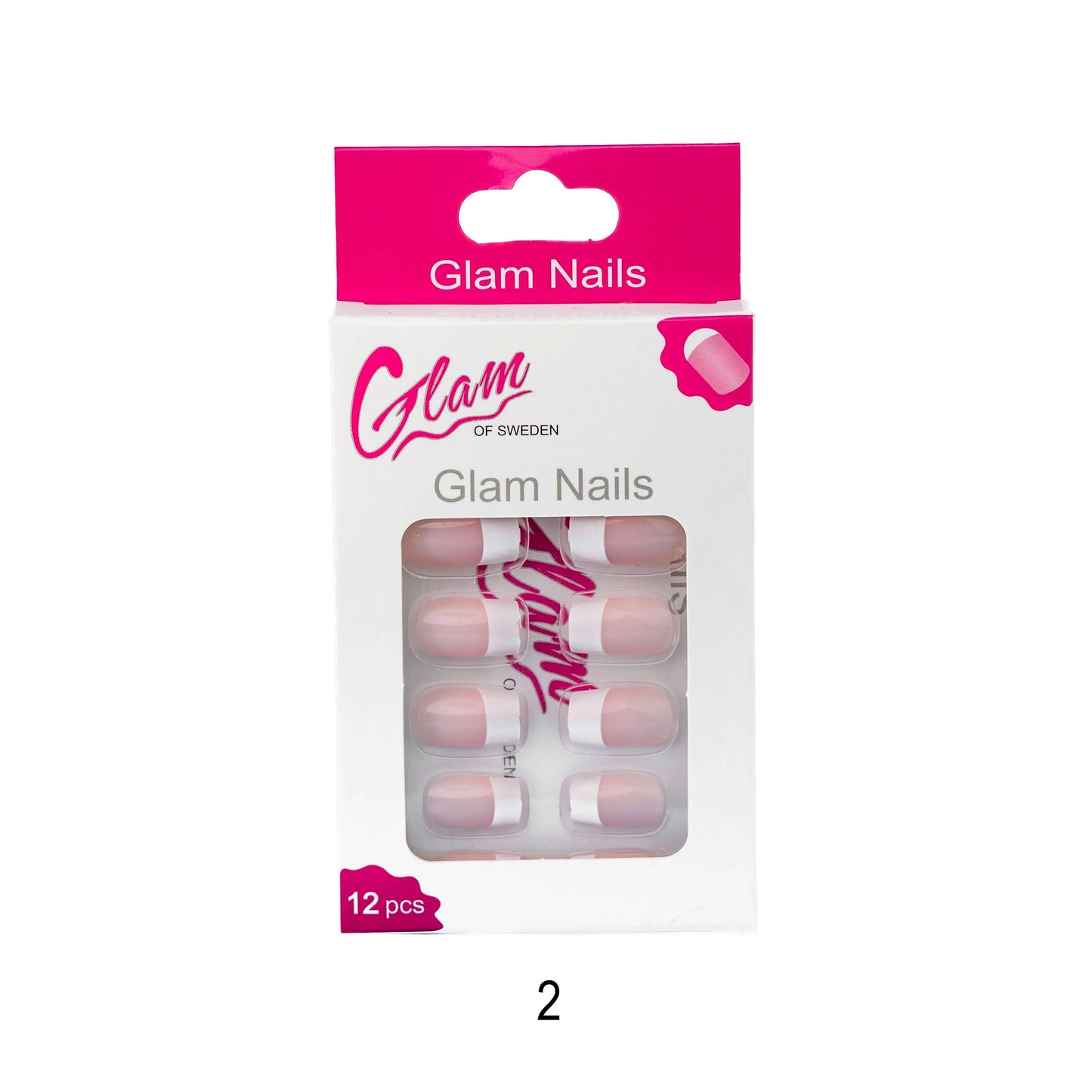 False nails french - Glamofsweden