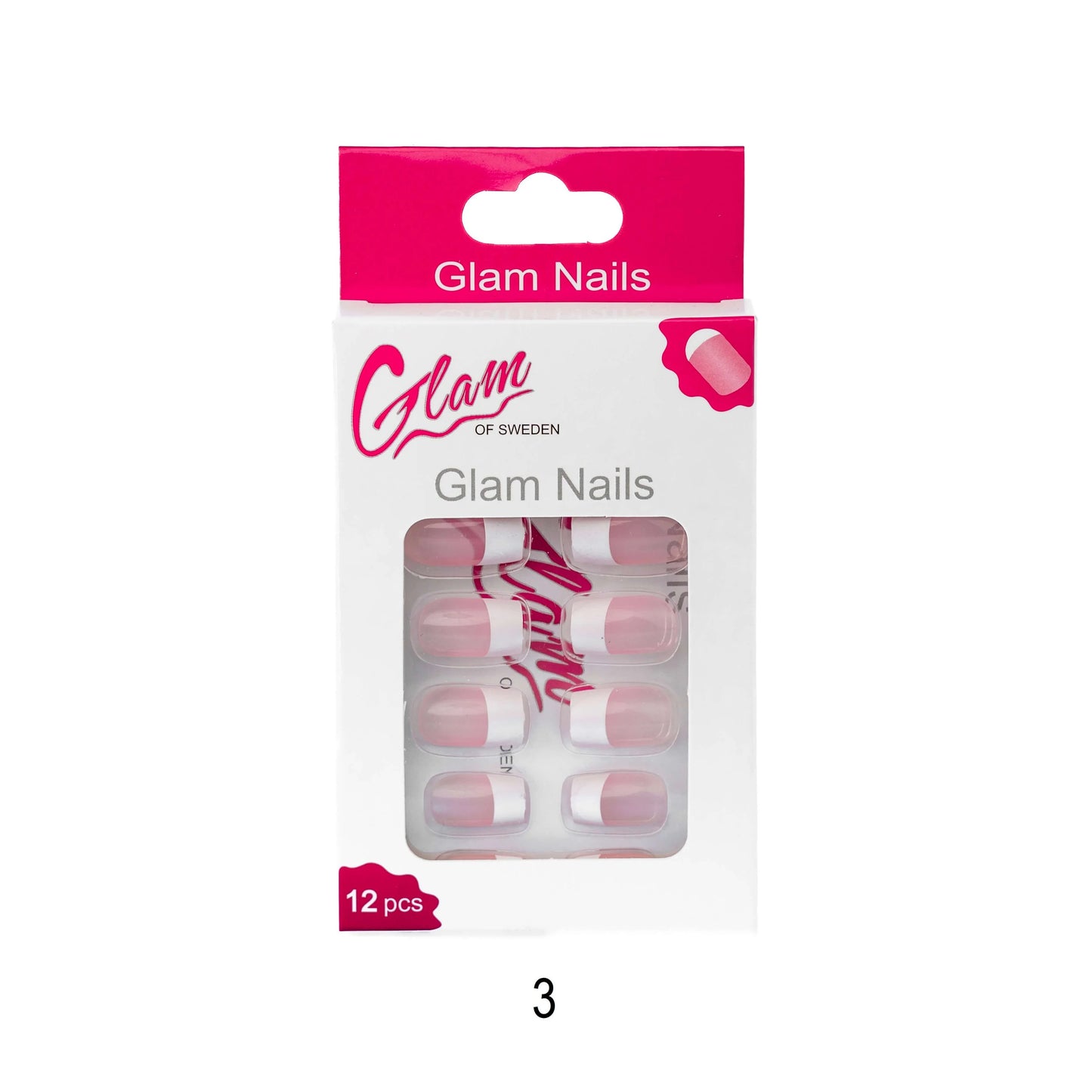 False nails french - Glamofsweden