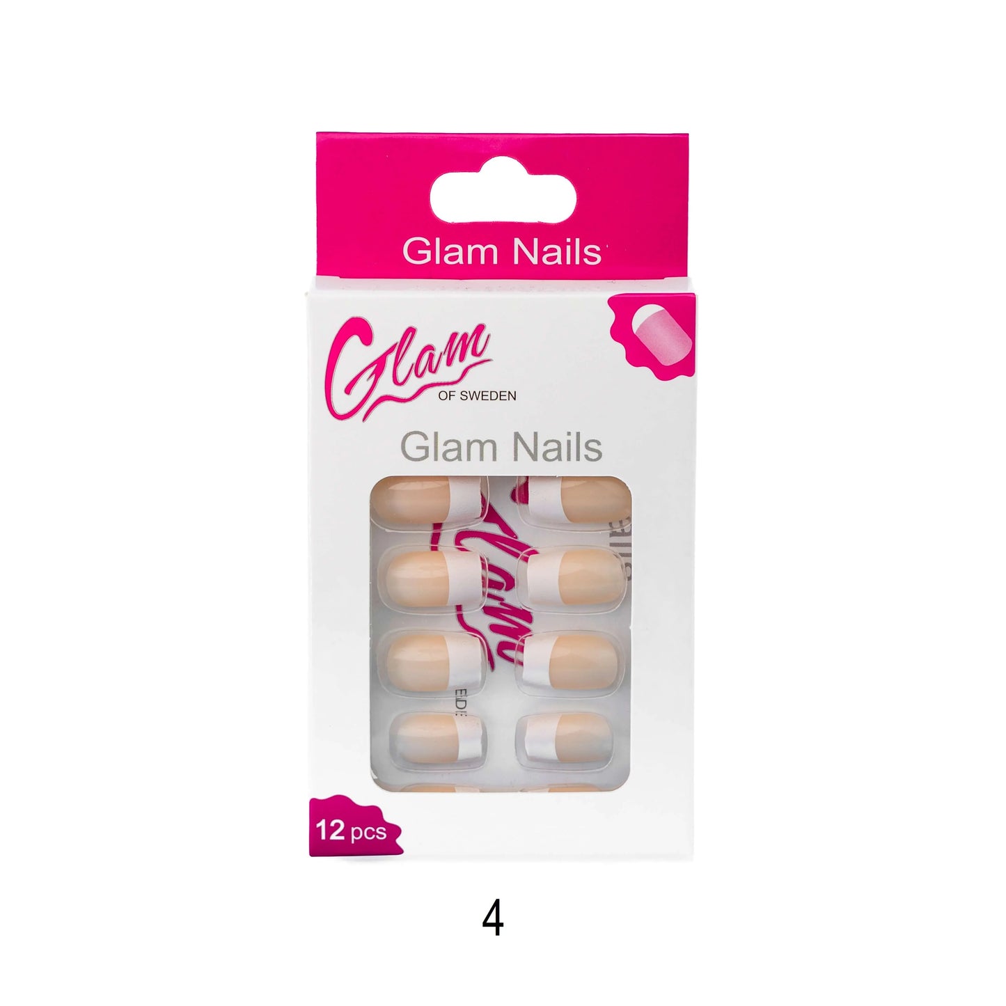 False nails french - Glamofsweden