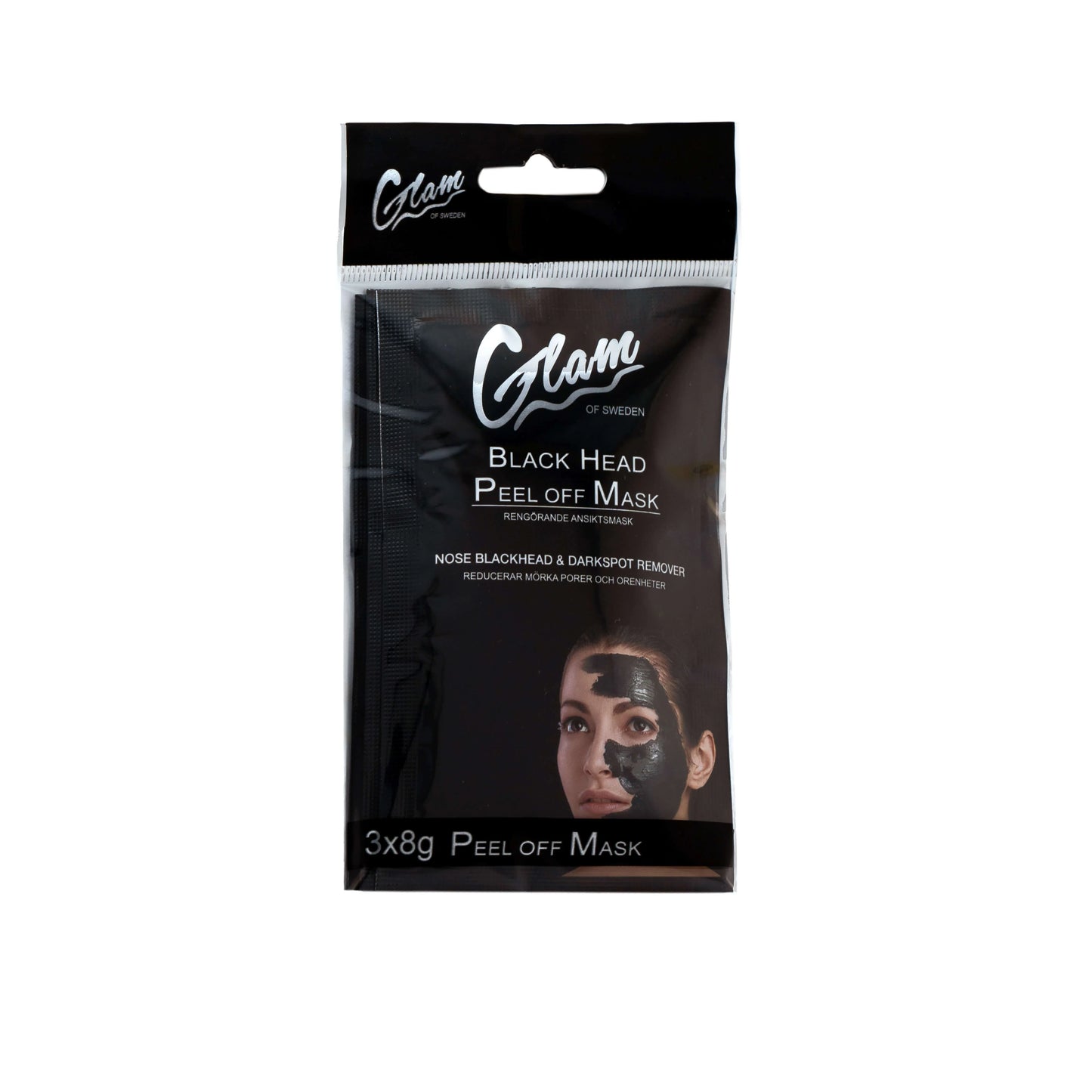 Black head peel of mask - Glamofsweden