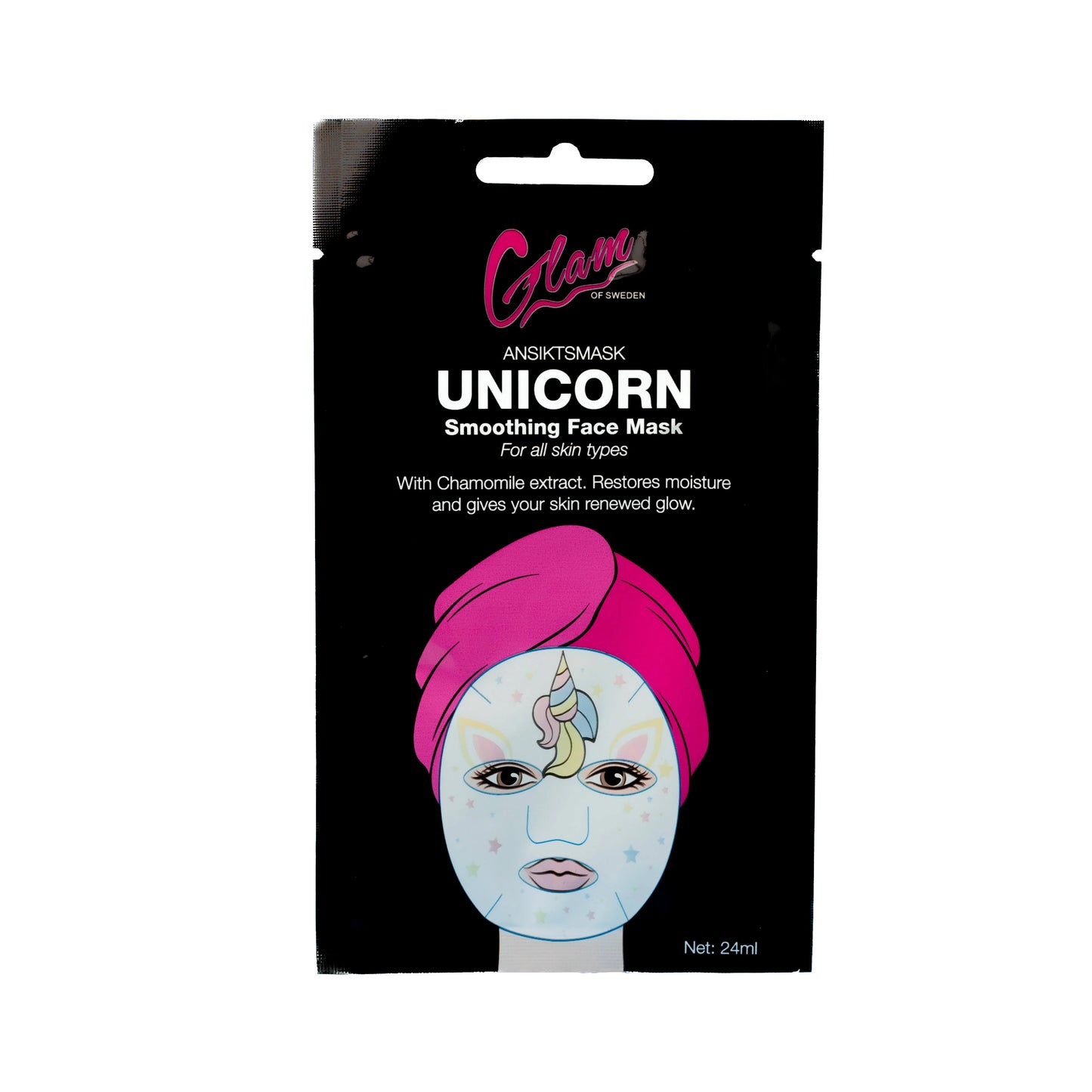 Unicorn smoothing face mask - Glamofsweden