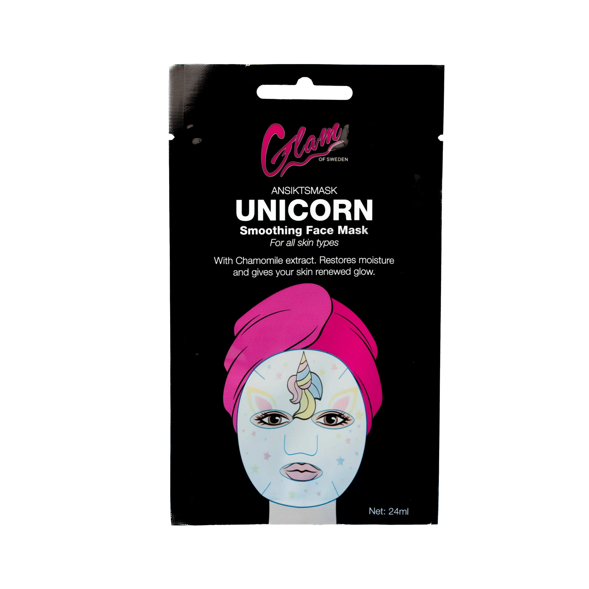 Unicorn smoothing face mask - Glamofsweden