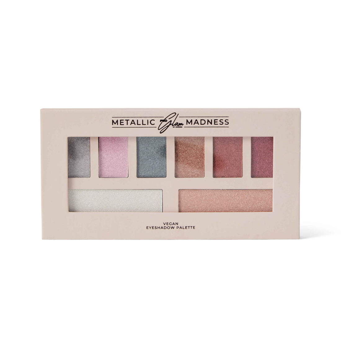 Eyeshadow palette metallic madness - Glamofsweden