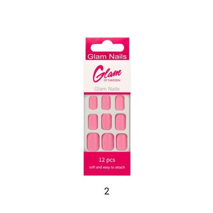 False nails pink - Glamofsweden