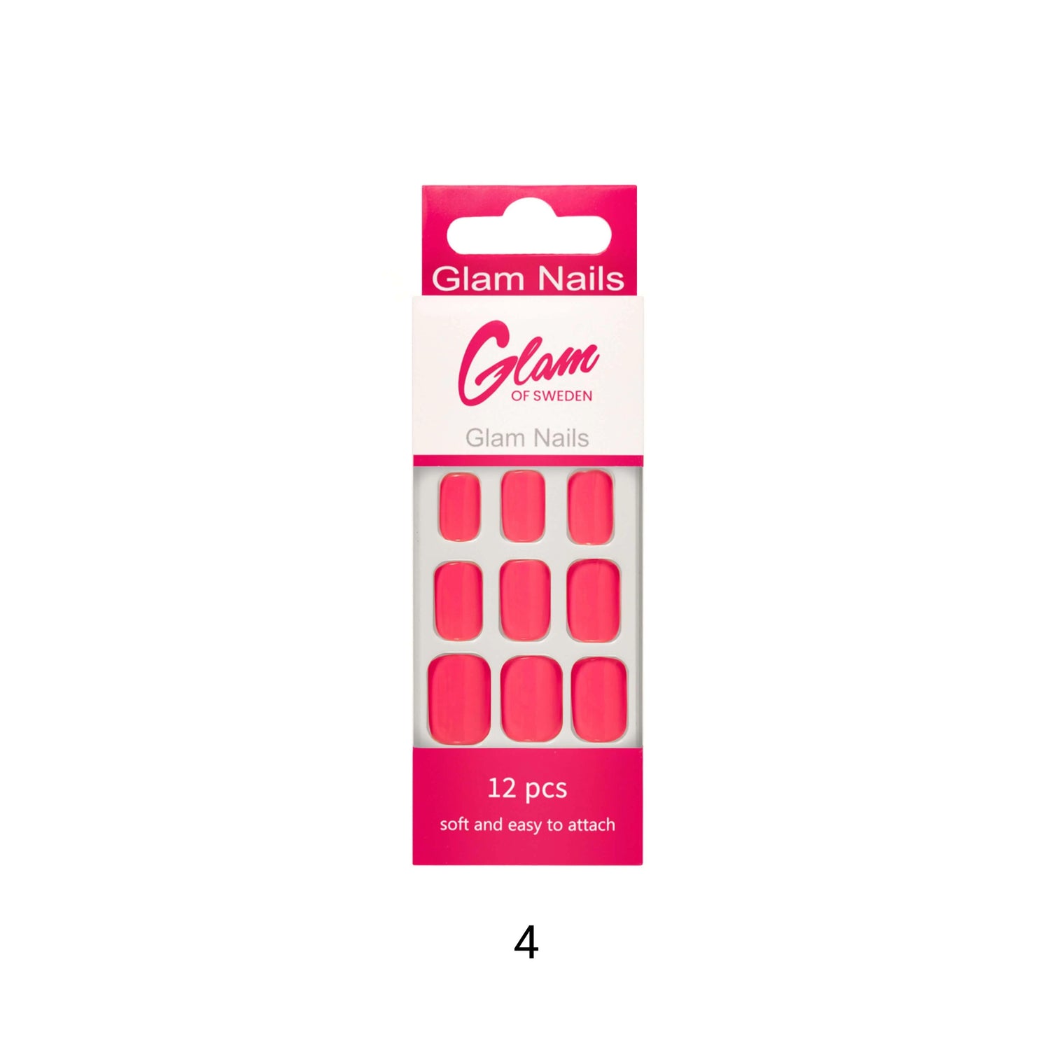 False nails pink - Glamofsweden