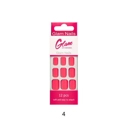 False nails pink - Glamofsweden