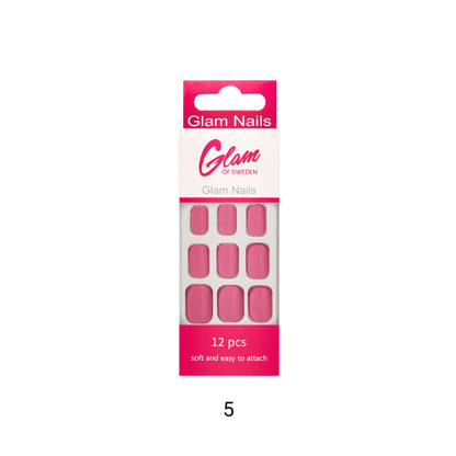 False nails pink - Glamofsweden