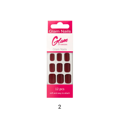False nails dark - Glamofsweden