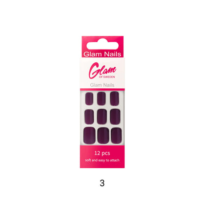 False nails dark - Glamofsweden