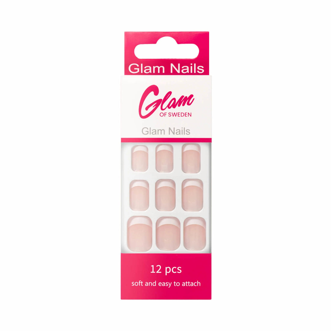 False nails french tip - Glamofsweden