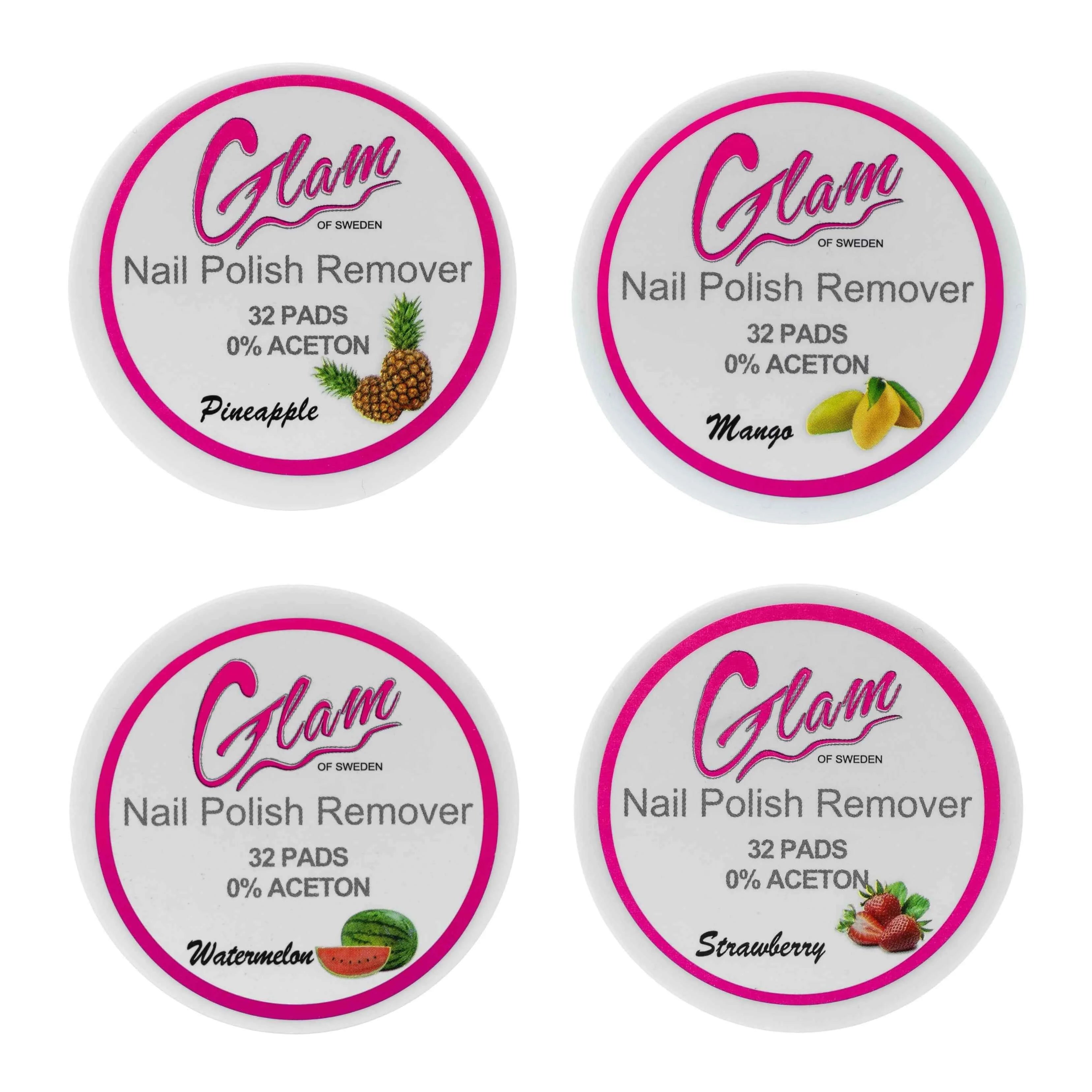 Nail polish remover pads - Glamofsweden
