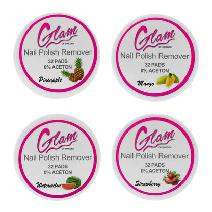 Nail polish remover pads - Glamofsweden