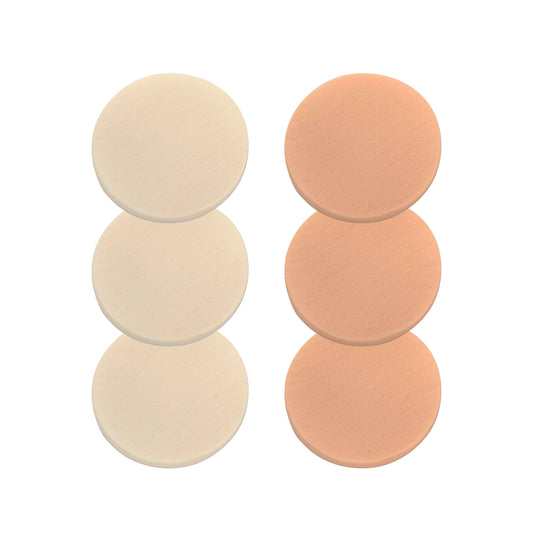 Makeup sponges round 6-pack