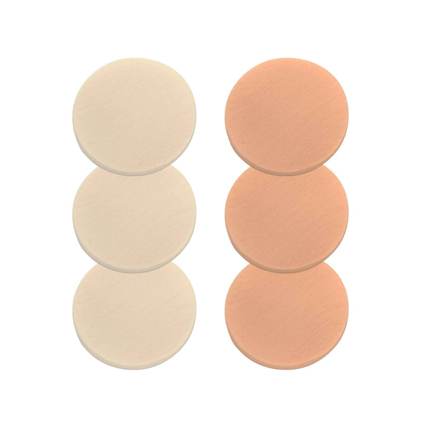 Makeup-sponges round 6-pack - Glamofsweden