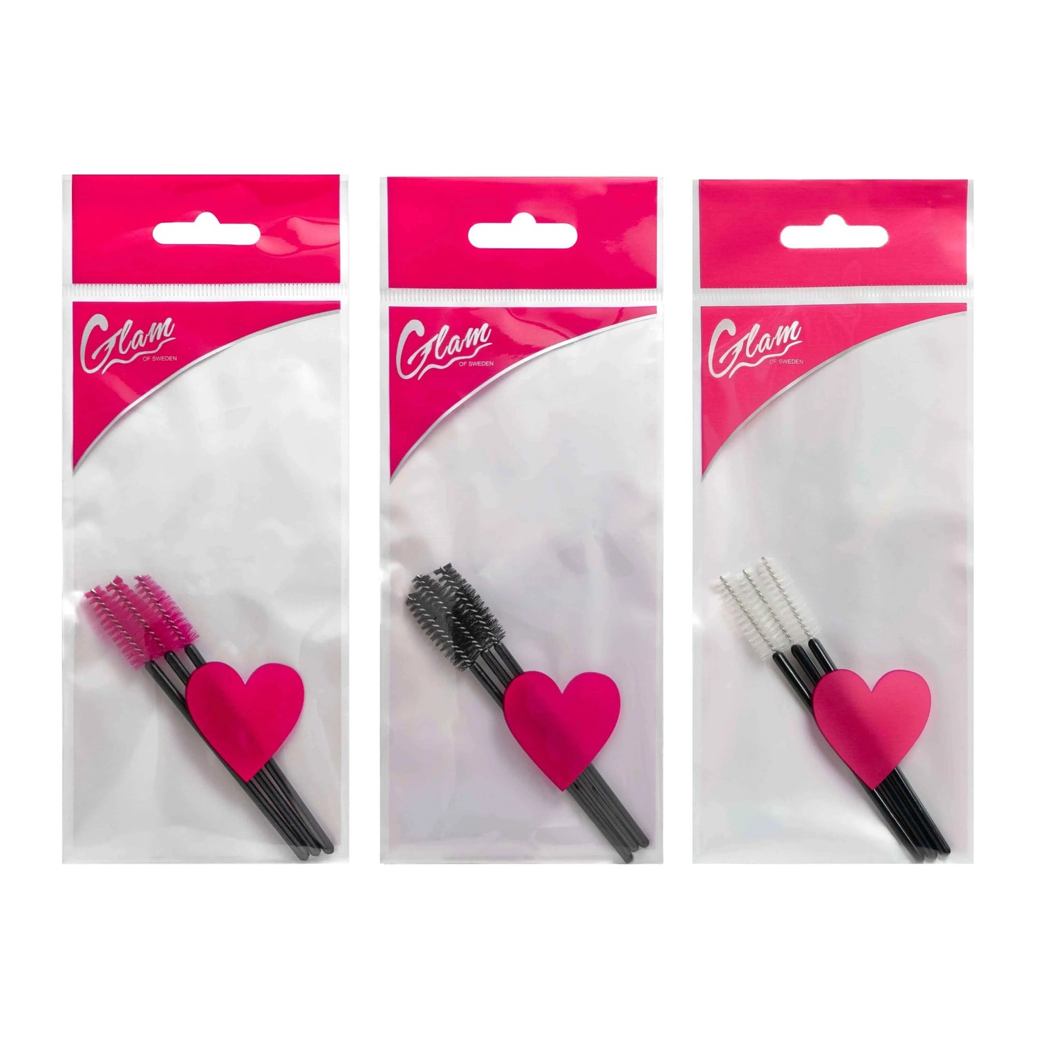 Eyebrow brush 3-pack -Spoolies - Glamofsweden
