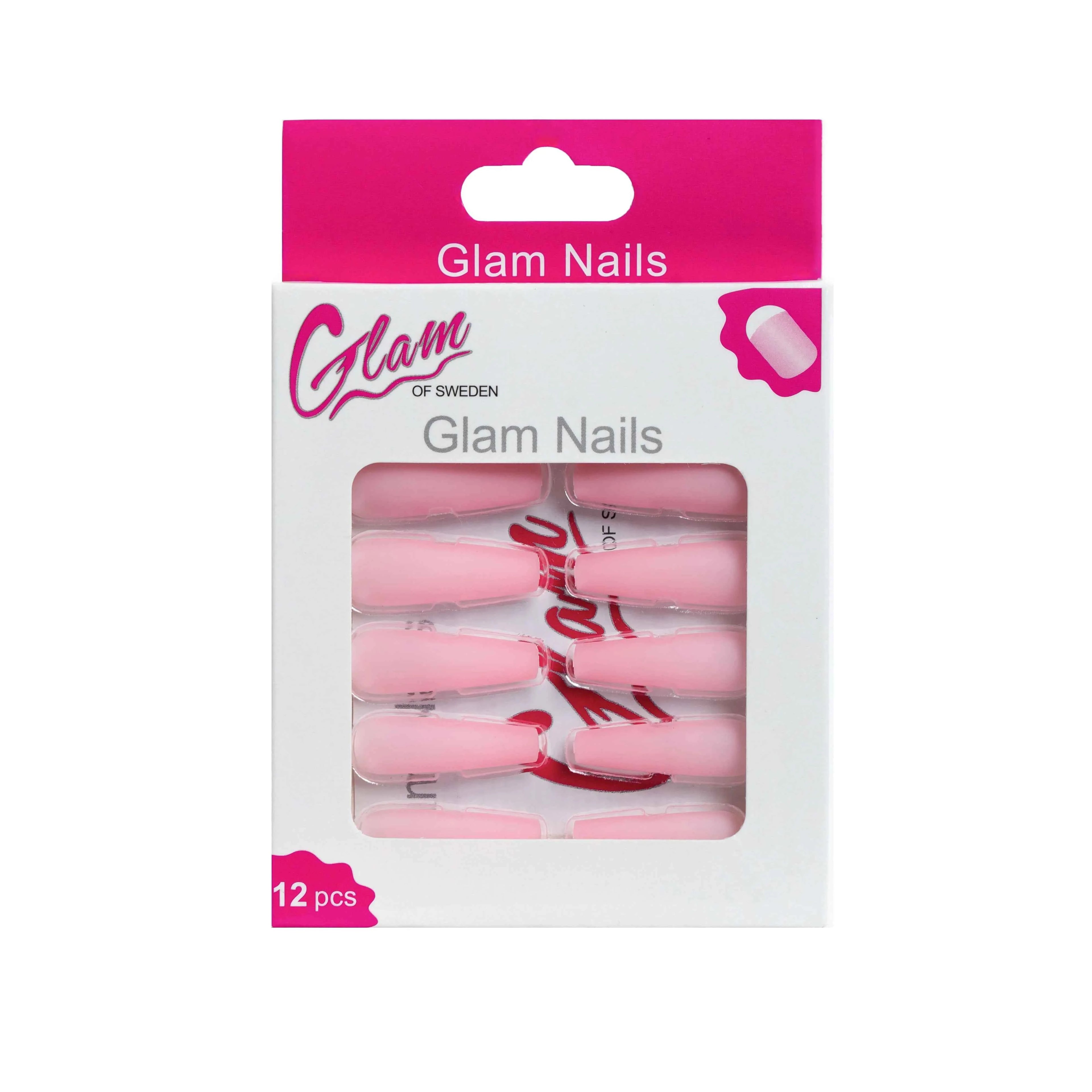 Ballerina false nails matte - Glamofsweden