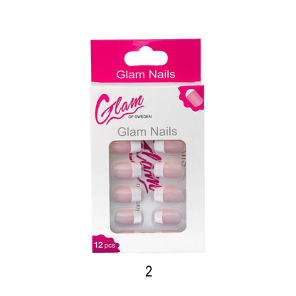 False nails french - Glamofsweden