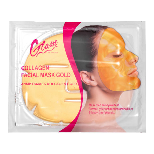 Collagen facial mask gold