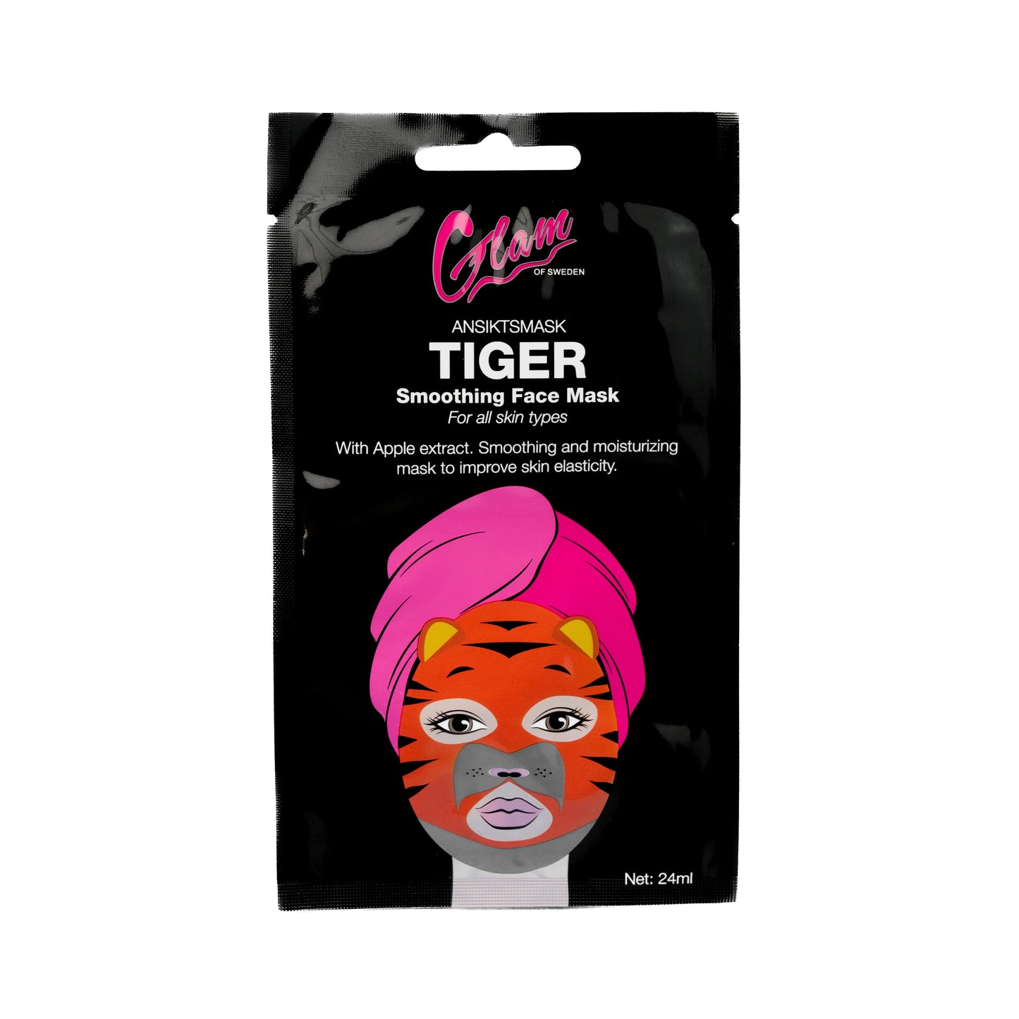 Tiger smoothing face mask