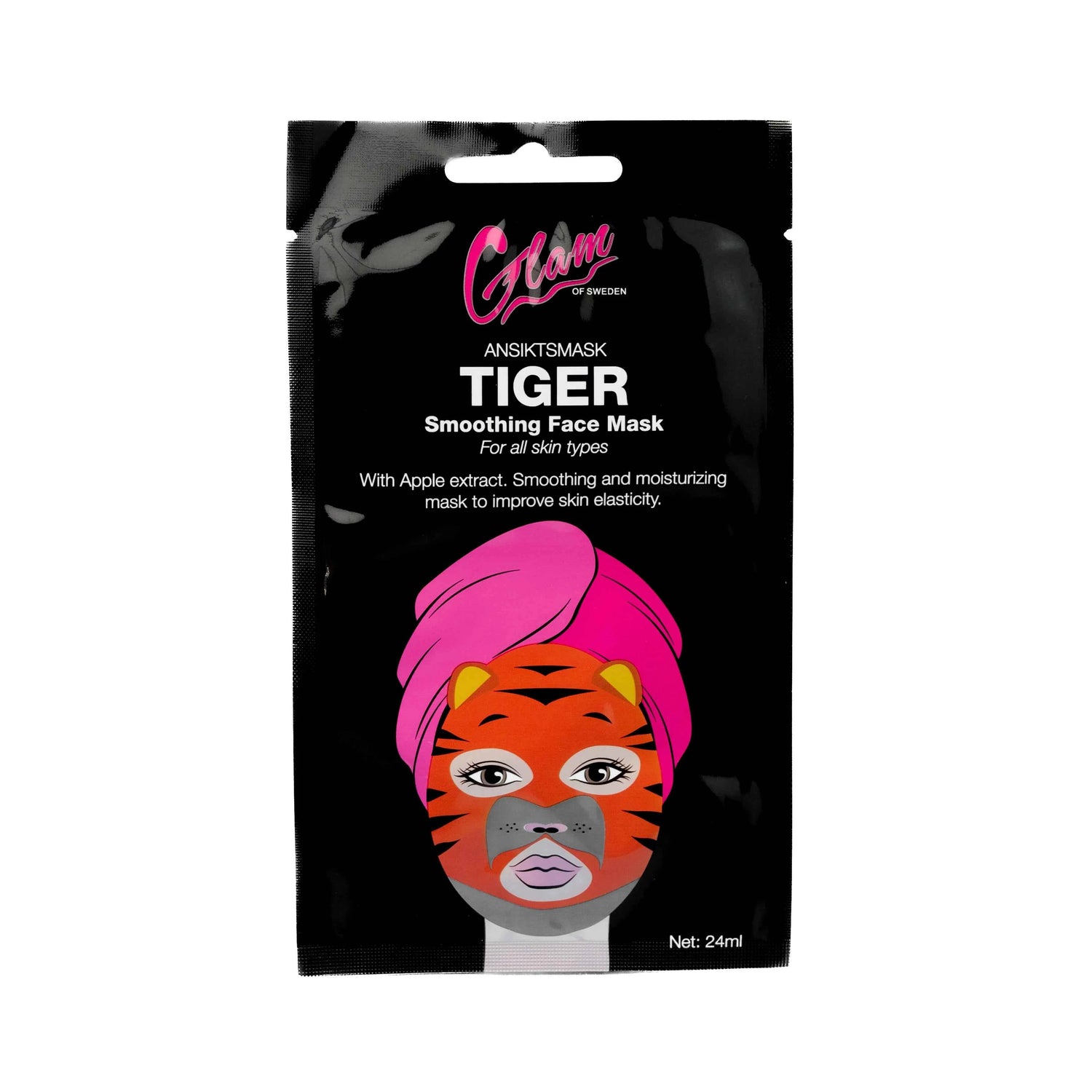 Tiger smoothing face mask - Glamofsweden