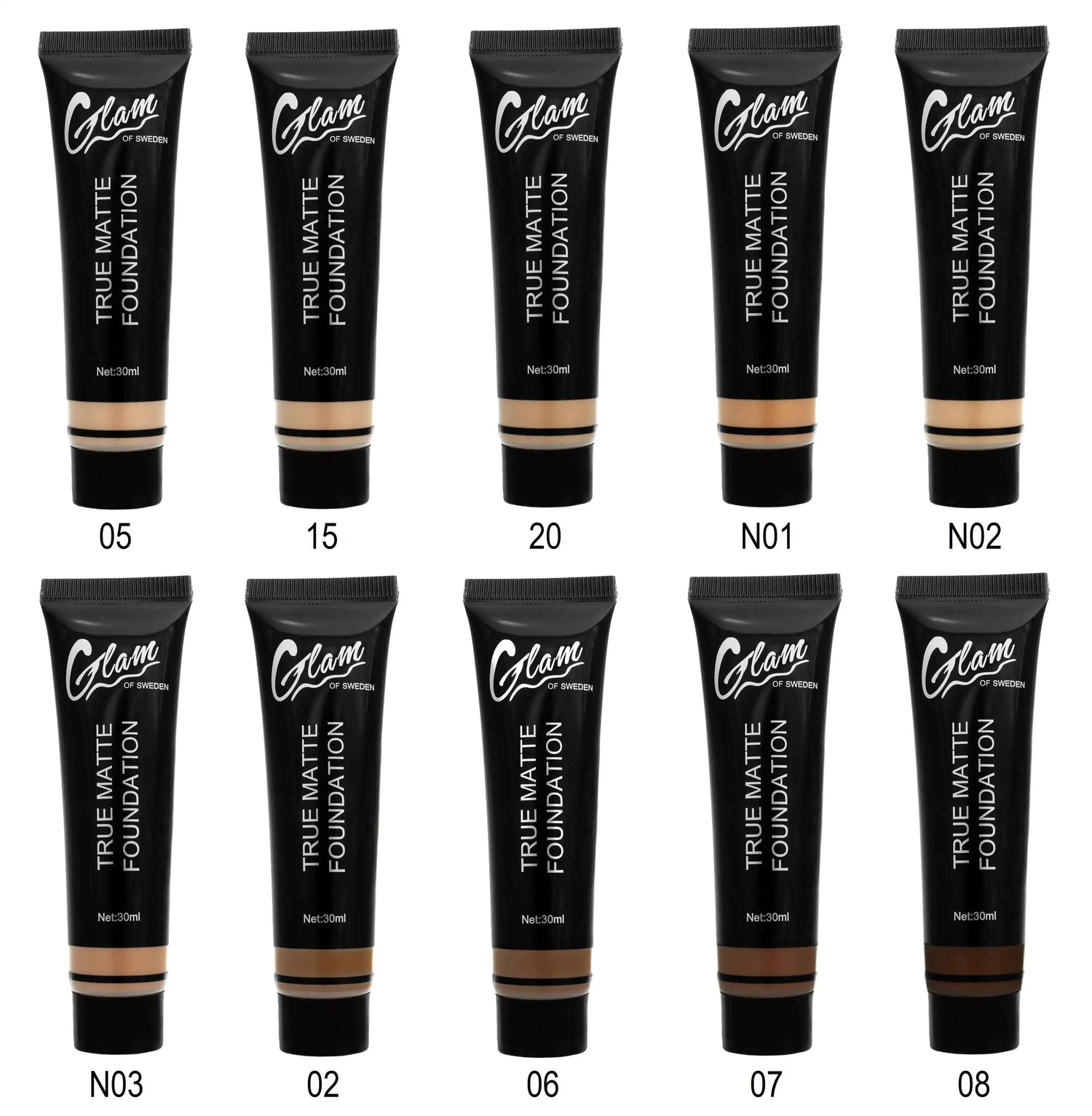 True matte foundation - Glamofsweden