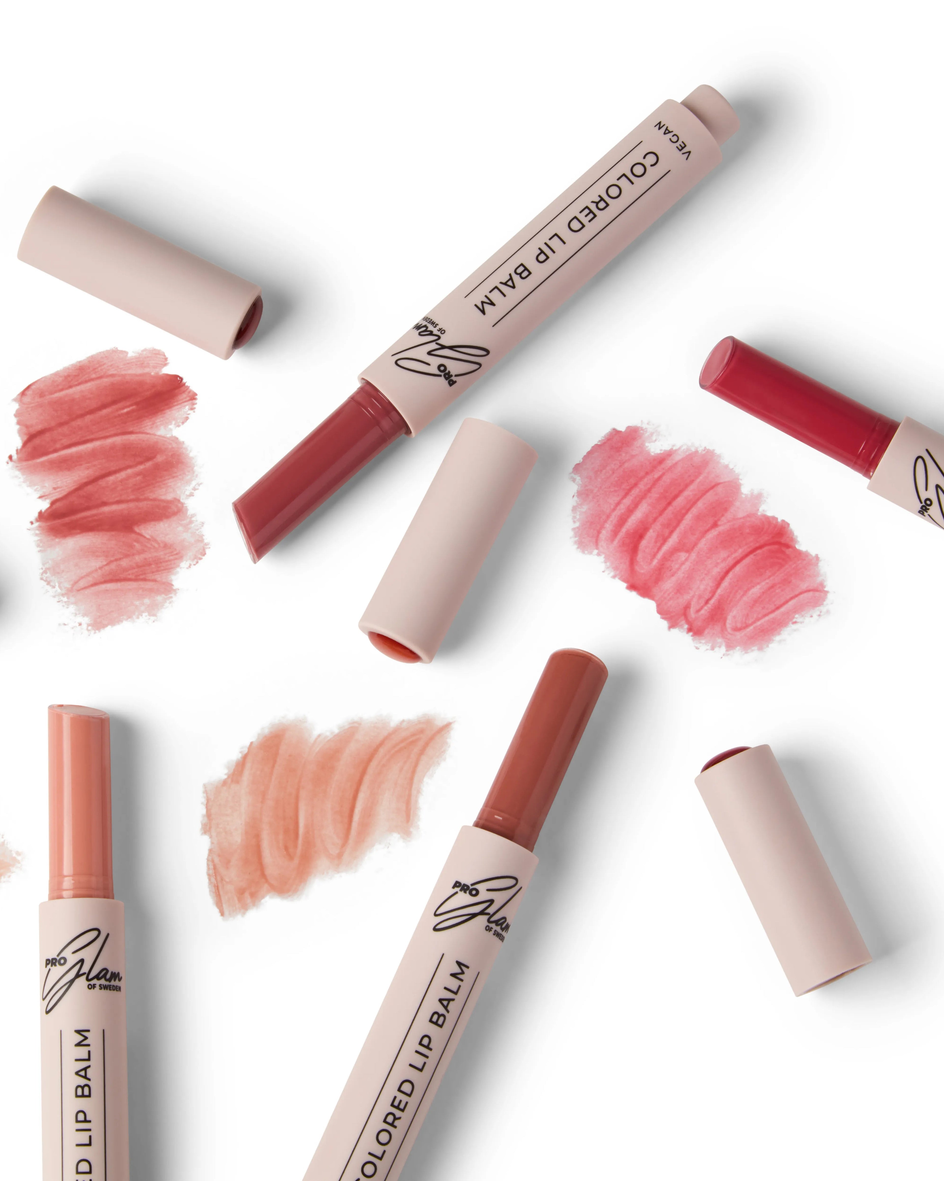 Colored lip balm