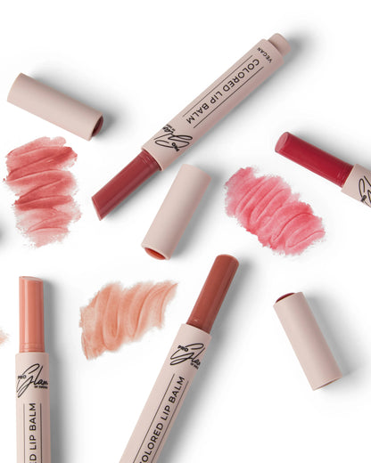 Colored lip balm